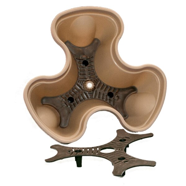 Nancy Janes 12 in. Single Self Watering Planter Stone P1061 - main